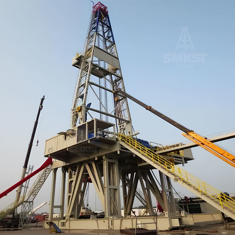 1000HP Land Drilling Rig API Certified ZJ40 Drilling Rig Skid Mounted For Oil Field