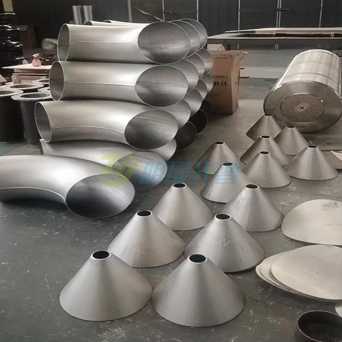 Lightweight Titanium Pipe And Fittings TA1 / TA2 Oil Field Pipe Fittings For Oil  Gas Drilling