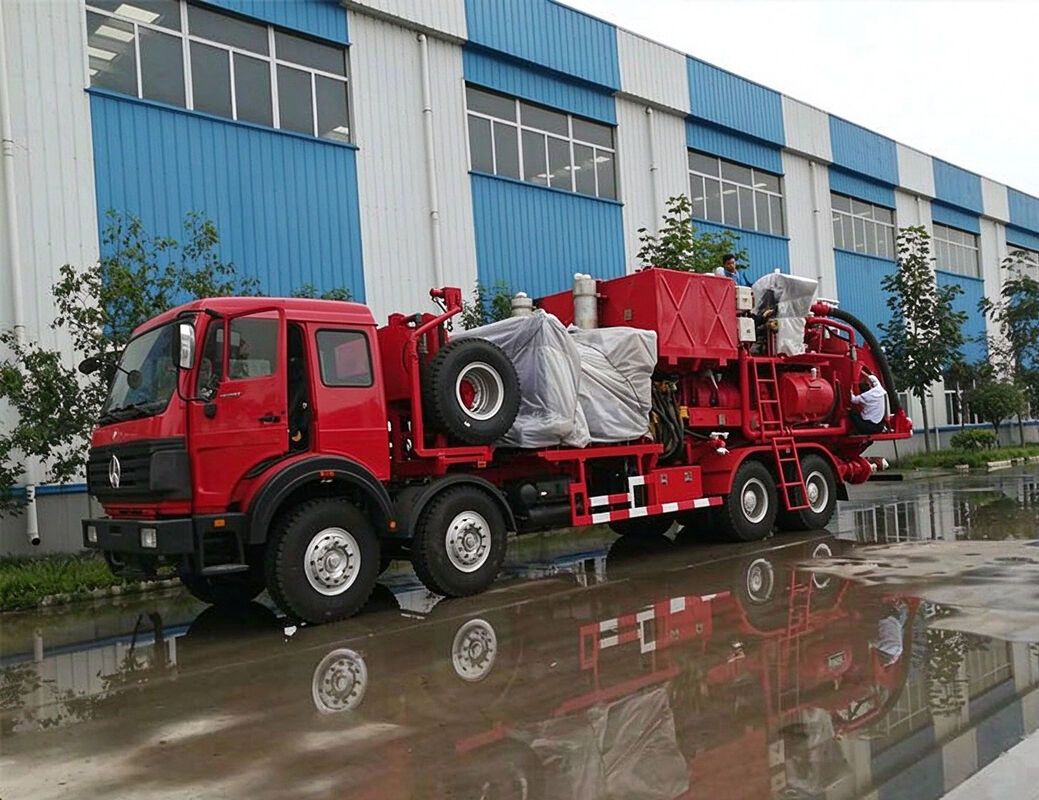 Bouble cementing machine for workover rig ,Vehicle-mounted/semi-trailer/skid-mounted