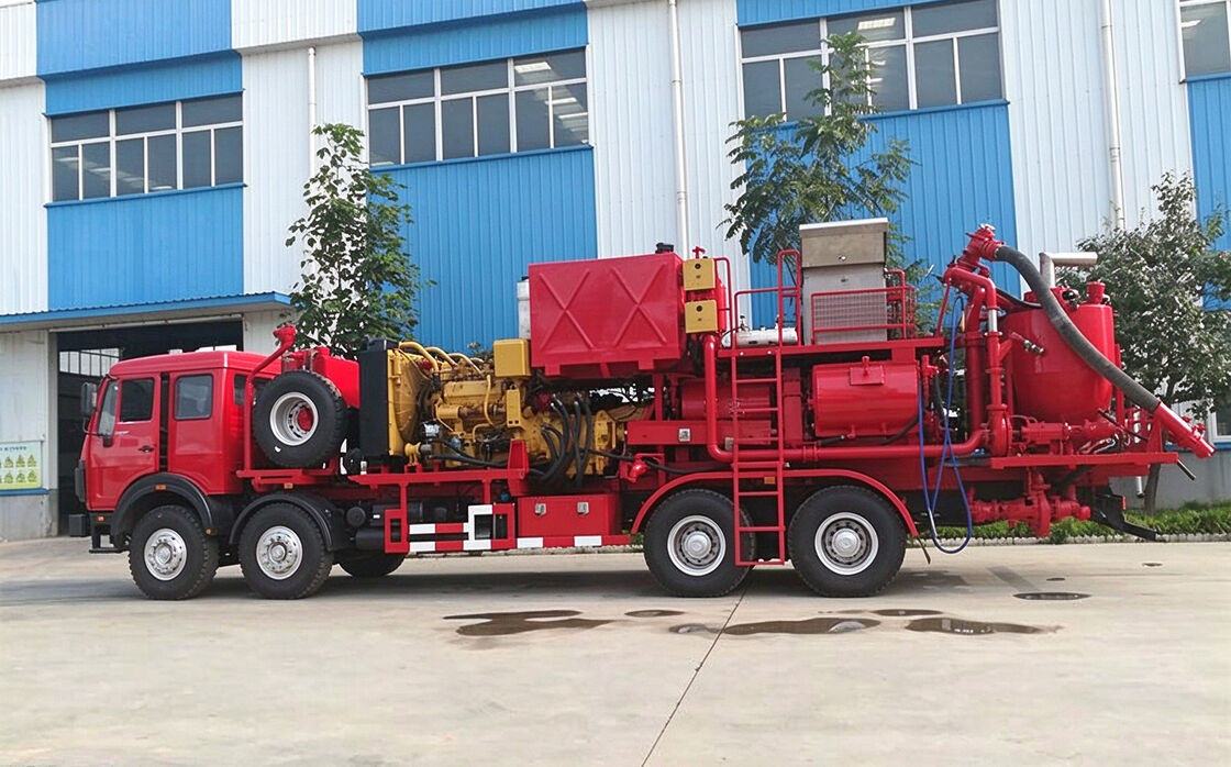 Bouble cementing machine for workover rig ,Vehicle-mounted/semi-trailer/skid-mounted